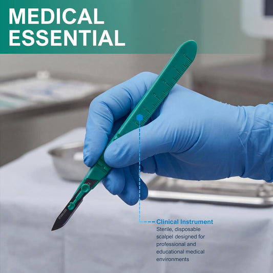 Disposable Scalpel Blades Sterile - Tempered Stainless Steel