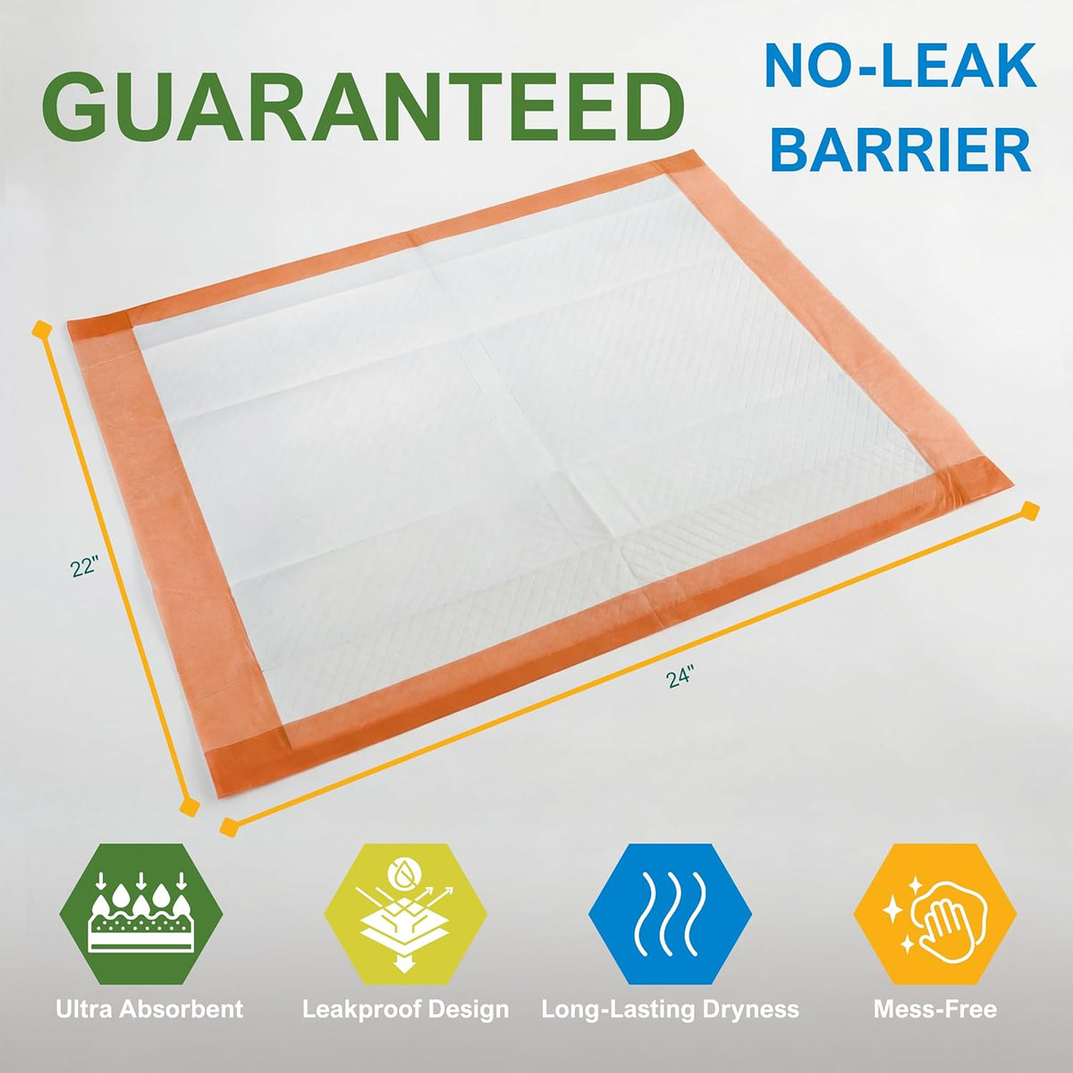 Travel Pack Dog Training Pads – 22" × 24" Ultra Absorbent - image 10