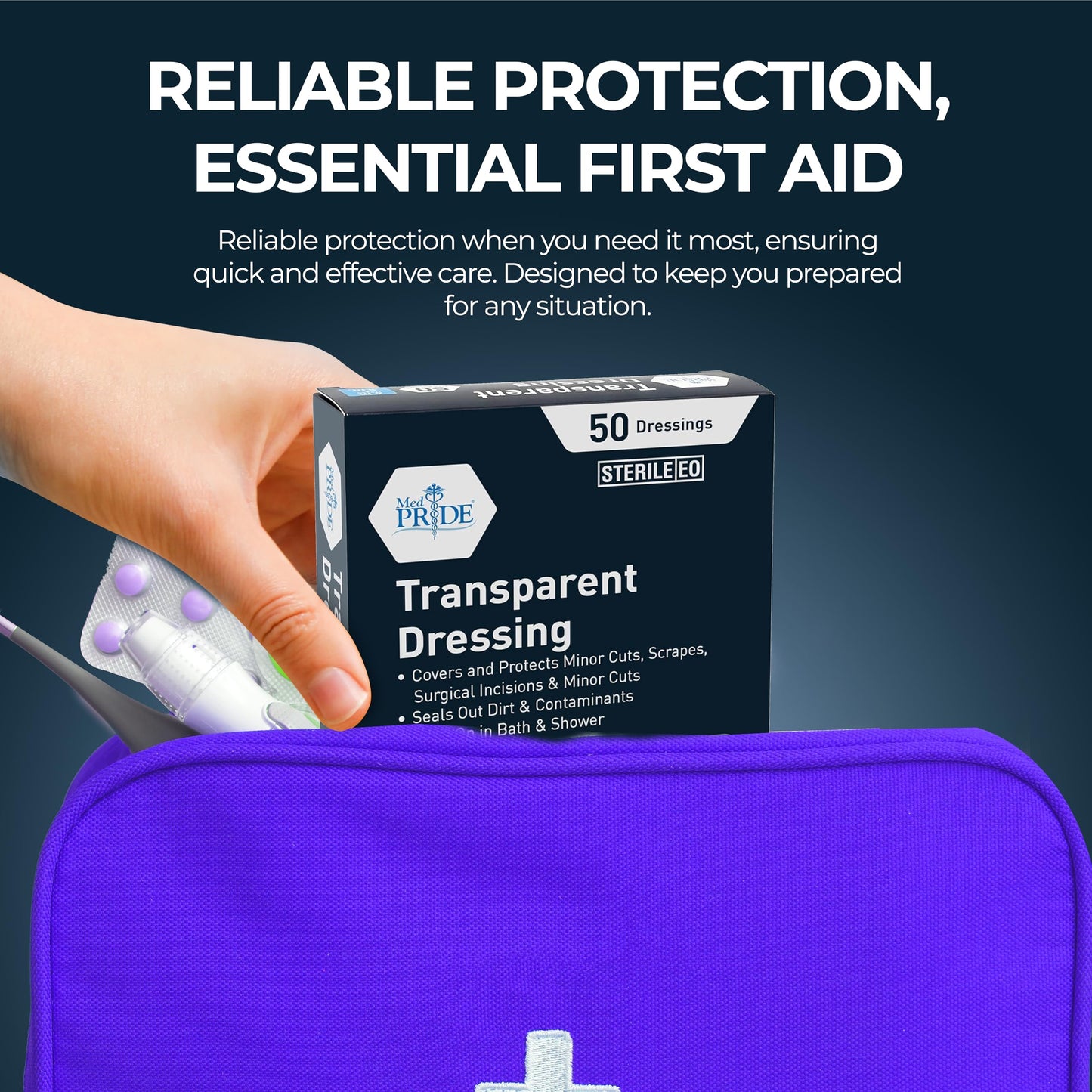 Transparent Film Wound Dressing – Sterile Adhesive Bandage