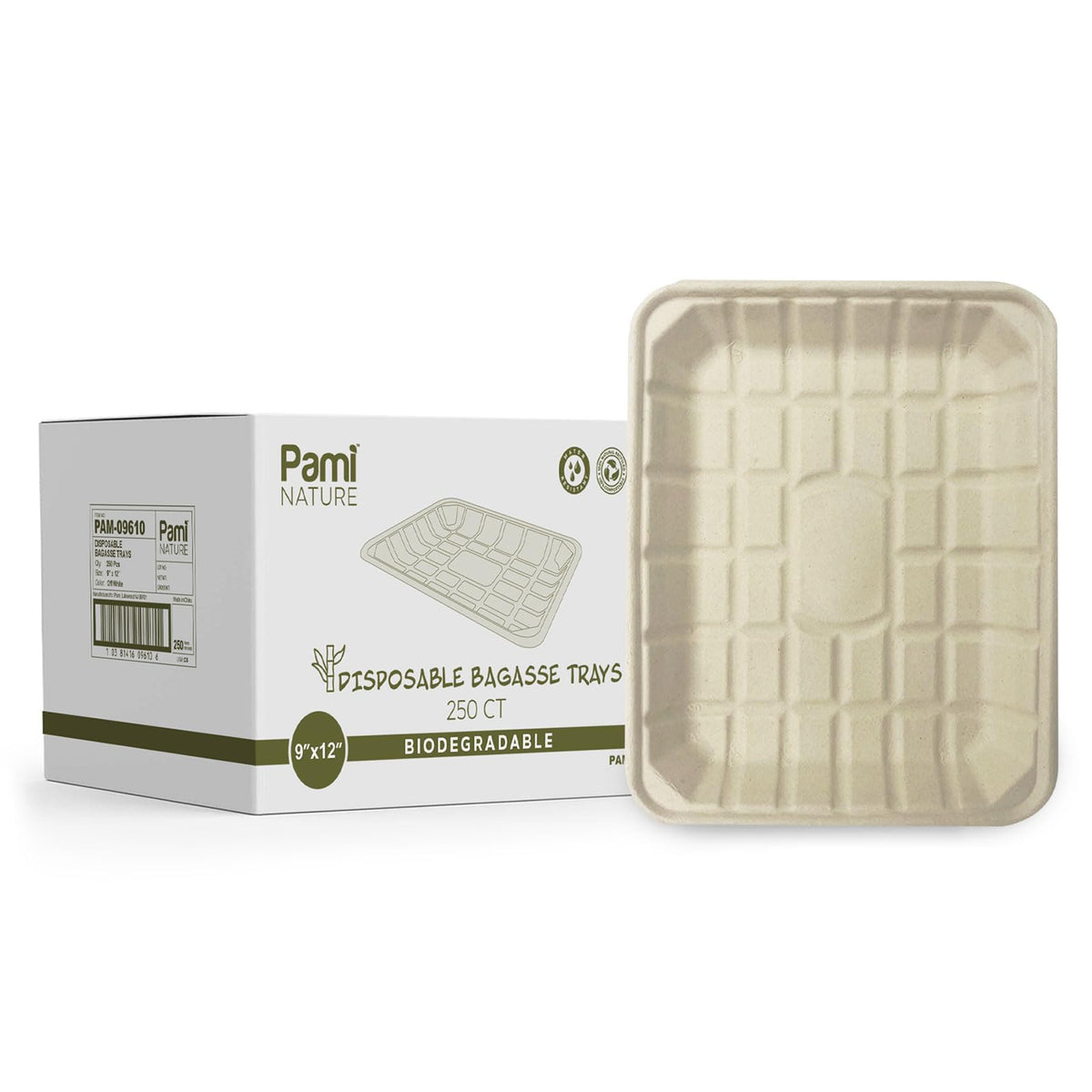 PAMI compostable food trays