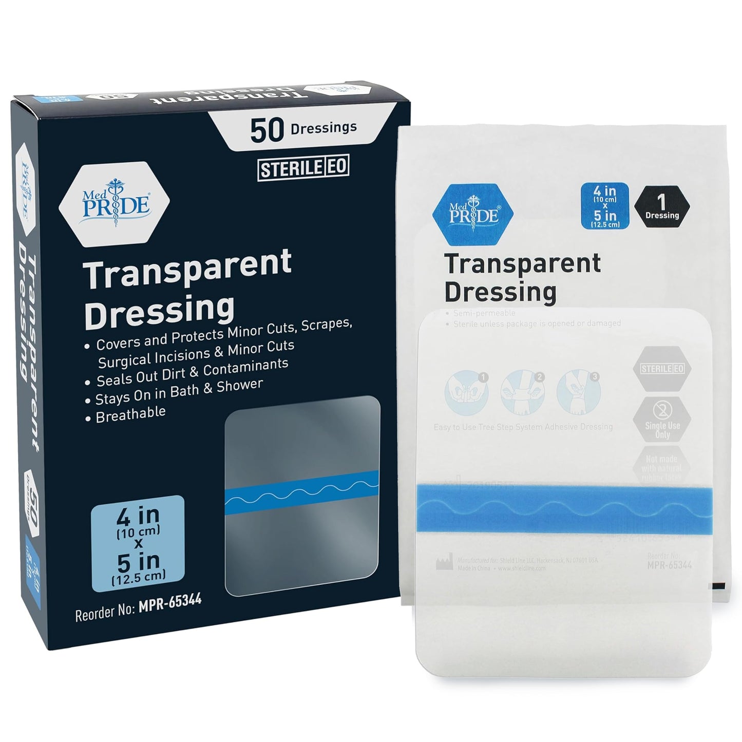 Transparent Film Wound Dressing – Sterile Adhesive Bandage
