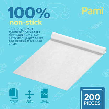 Pre Cut Parchment Baking Sheets 12x16 - Nonstick