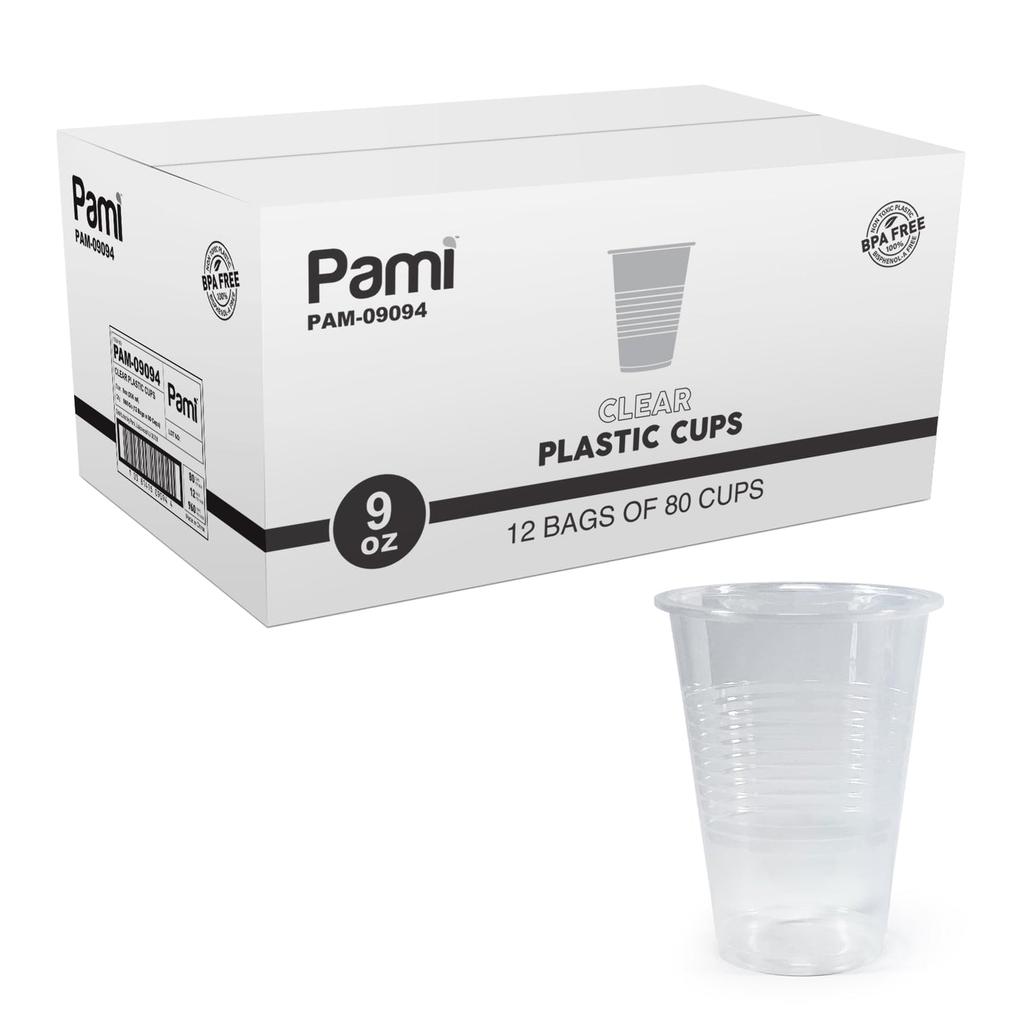 Disposable BPA Free Clear Plastic Cups