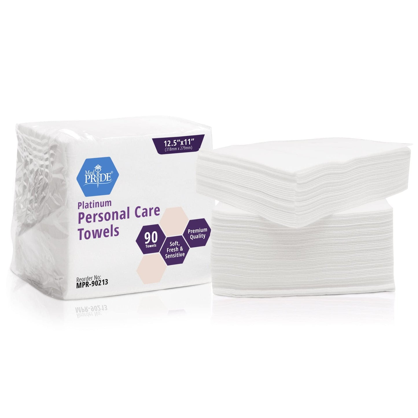 Platinum Personal Care Towels – Ultra Soft Disposable Towels, 11" × 12.5"