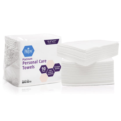 Platinum Personal Care Towels – Ultra Soft Disposable Towels, 11" × 12.5"