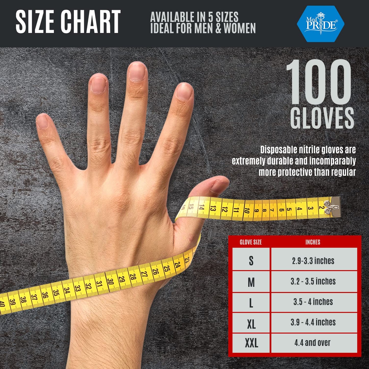 8 Mil Black Nitrile Gloves XL Powder Free Textured Touchscreen 1000ct