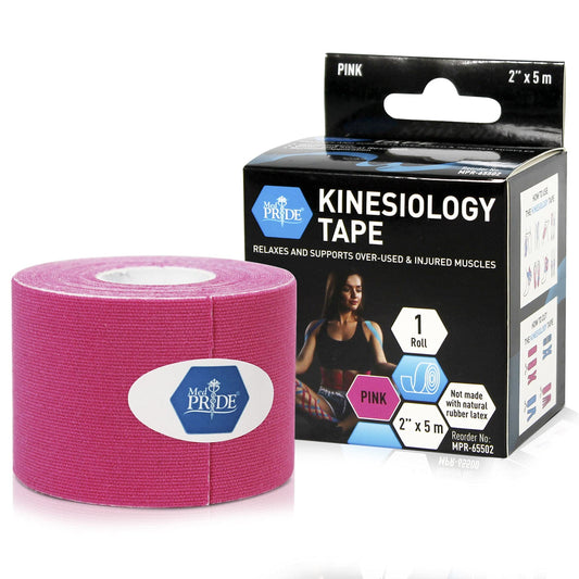 Kinesiology Tape – 2" × 16.4 ft Elastic Muscle Support Tape