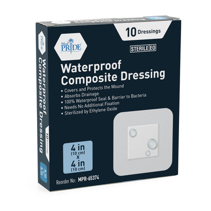 Sterile Waterproof Composite Wound Dressing Pads