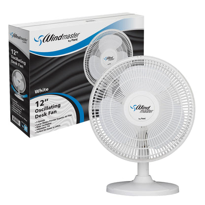 3 Speed Oscillating Desk Fan - Adjustable Tilt