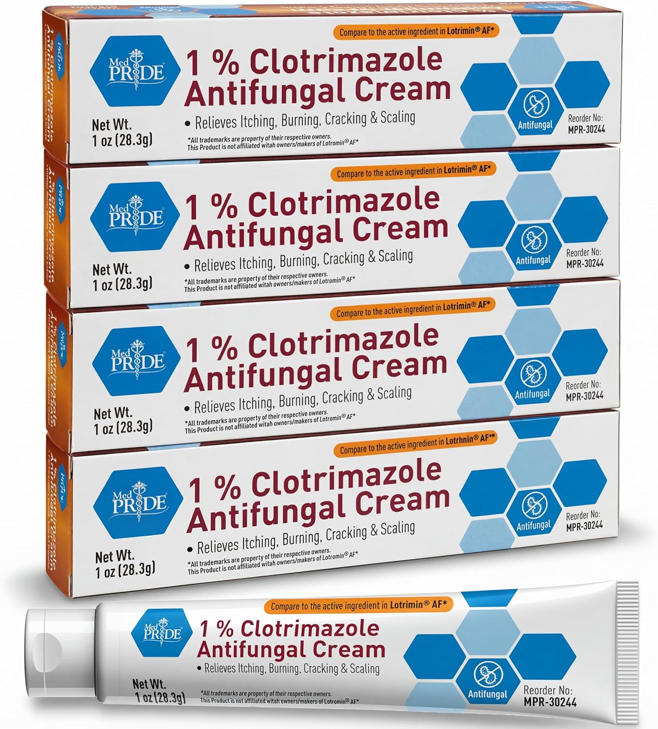 1% Clotrimazole Antifungal Cream – 1 oz Tube