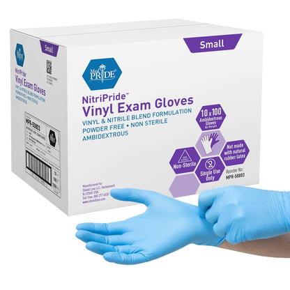 Nitrile-Vinyl Blend Examination Gloves - Box of 100