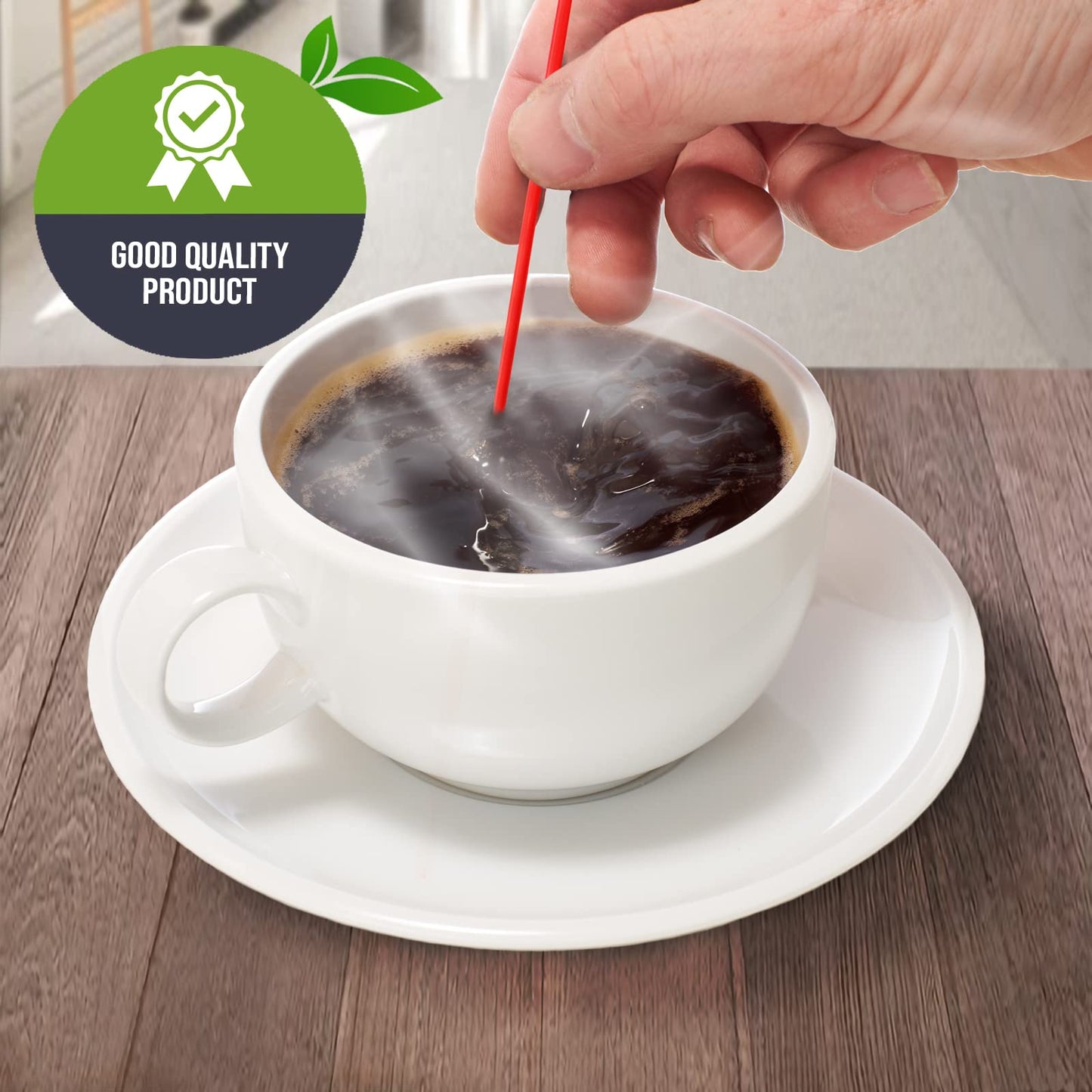7” Disposable Plastic Coffee Stir Sticks – Sip Stirrers