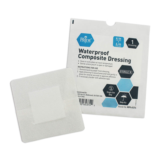 Sterile Waterproof Composite Wound Dressing Pads