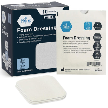 Sterile Self-Adhesive Absorbent Foam Wound Dressings