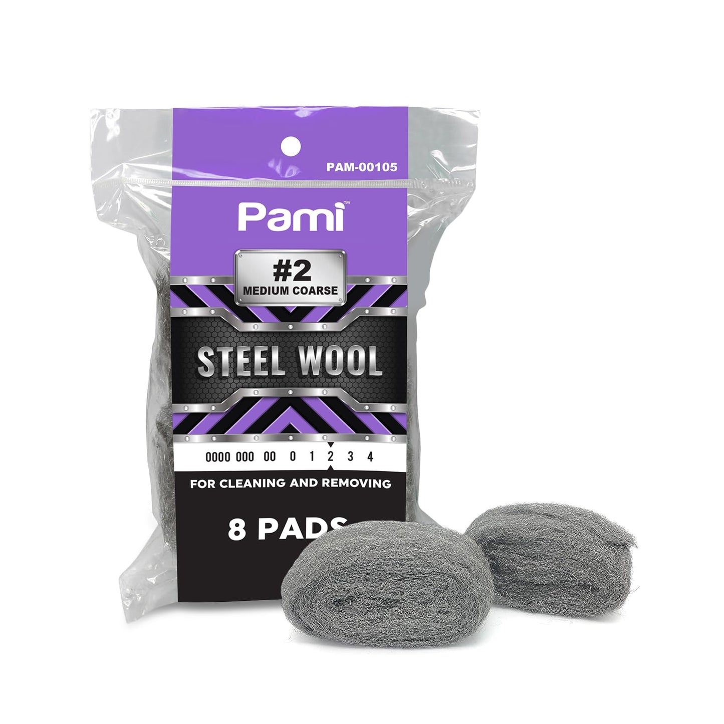 Steel Wool Scrubbing Pads Heavy Duty Cleaning Pads