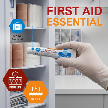 1% Clotrimazole Antifungal Cream – 1 oz Tube