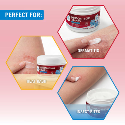 Hydrocortisone Anti Itch Cream 1% - 16 oz Jar
