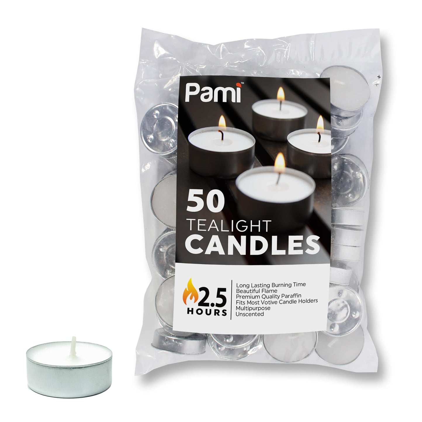 Tealight Candles – 2.5 Hour Burn Time
