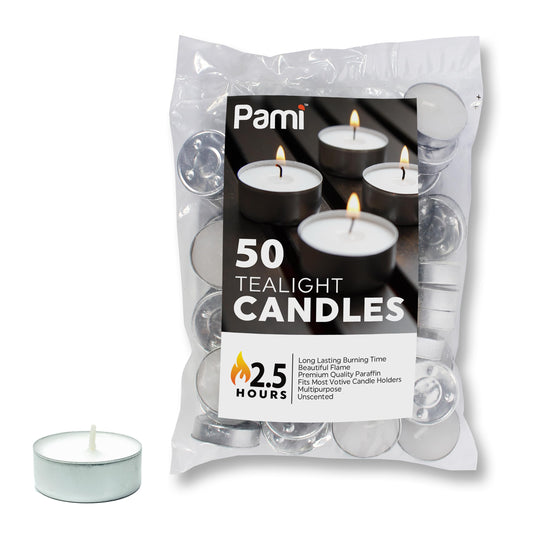 Tealight Candles – 2.5 Hour Burn Time