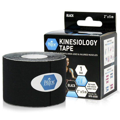 Kinesiology Tape – 2" × 16.4 ft Elastic Muscle Support Tape