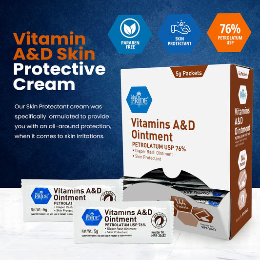 Vitamins A & D Ointment 5g Packets – 144ct