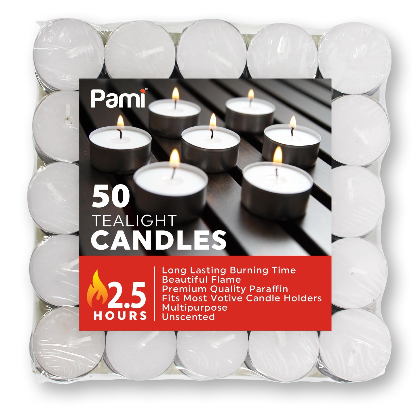 Tealight Candles – 2.5 Hour Burn Time