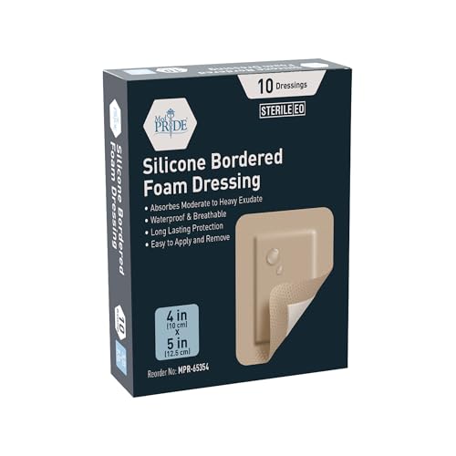 Sterile Silicone Adhesive Bordered Foam Wound Dressing