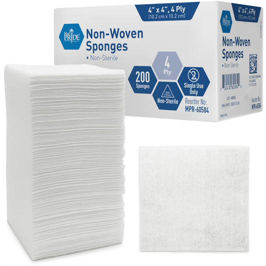 Non-Sterile Gauze Surgical Sponges – Absorbent Wound Care Pads