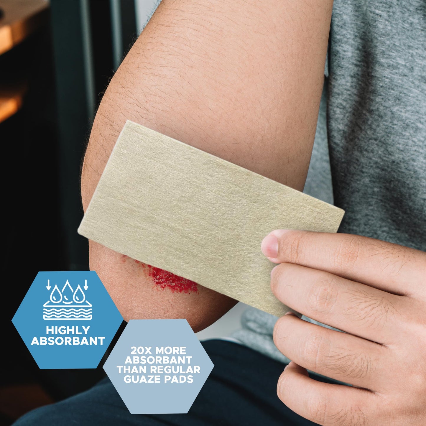 Silver Calcium Alginate Wound Dressing Pads – Antimicrobial, Sterile