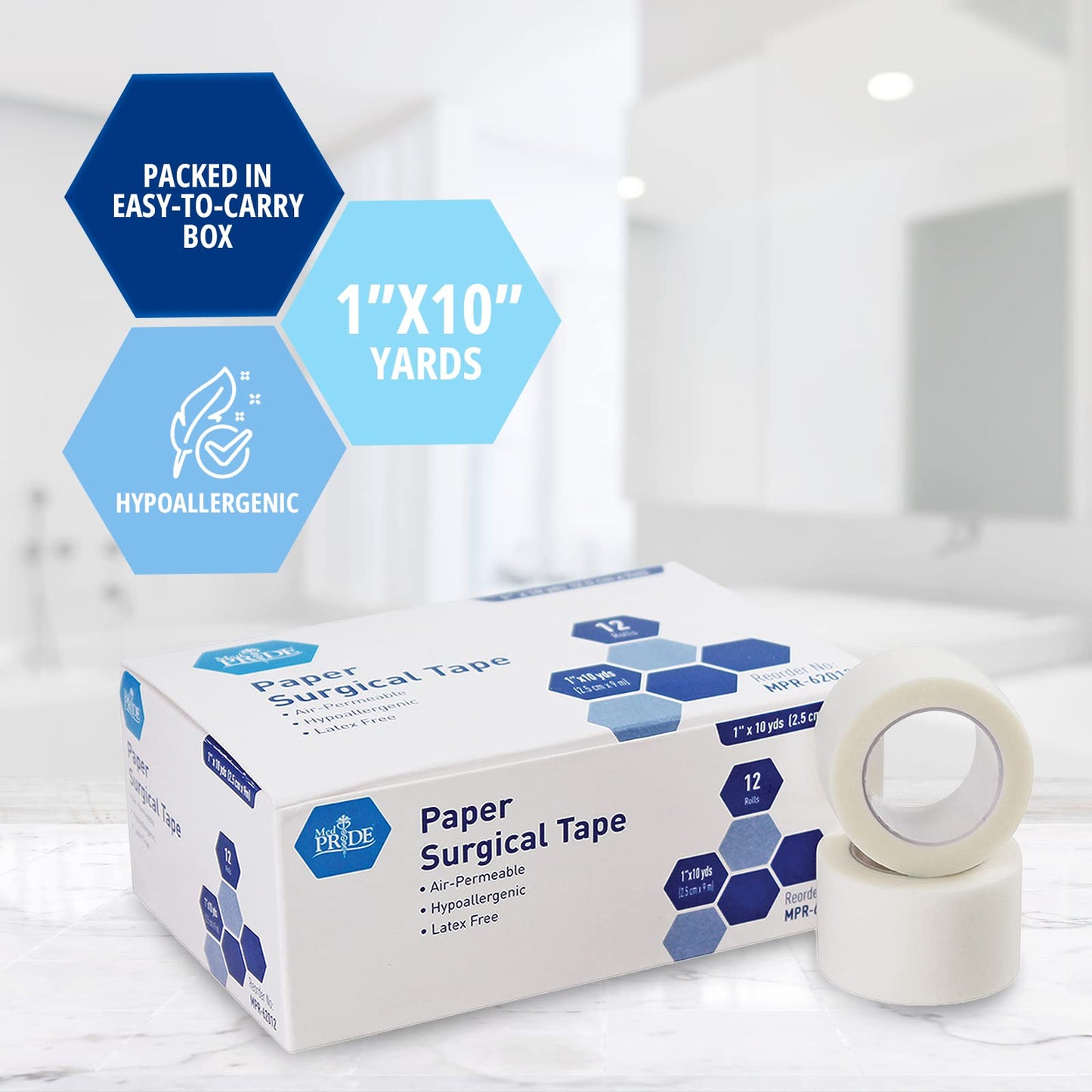Medical Paper Surgical Tape – Gentle Adhesive, Latex-Free