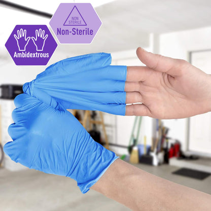 Nitrile-Vinyl Blend Examination Gloves - Box of 100