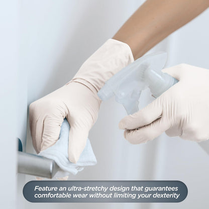 Ultra-Stretch Vinyl Medical Examination Gloves - Box of 100