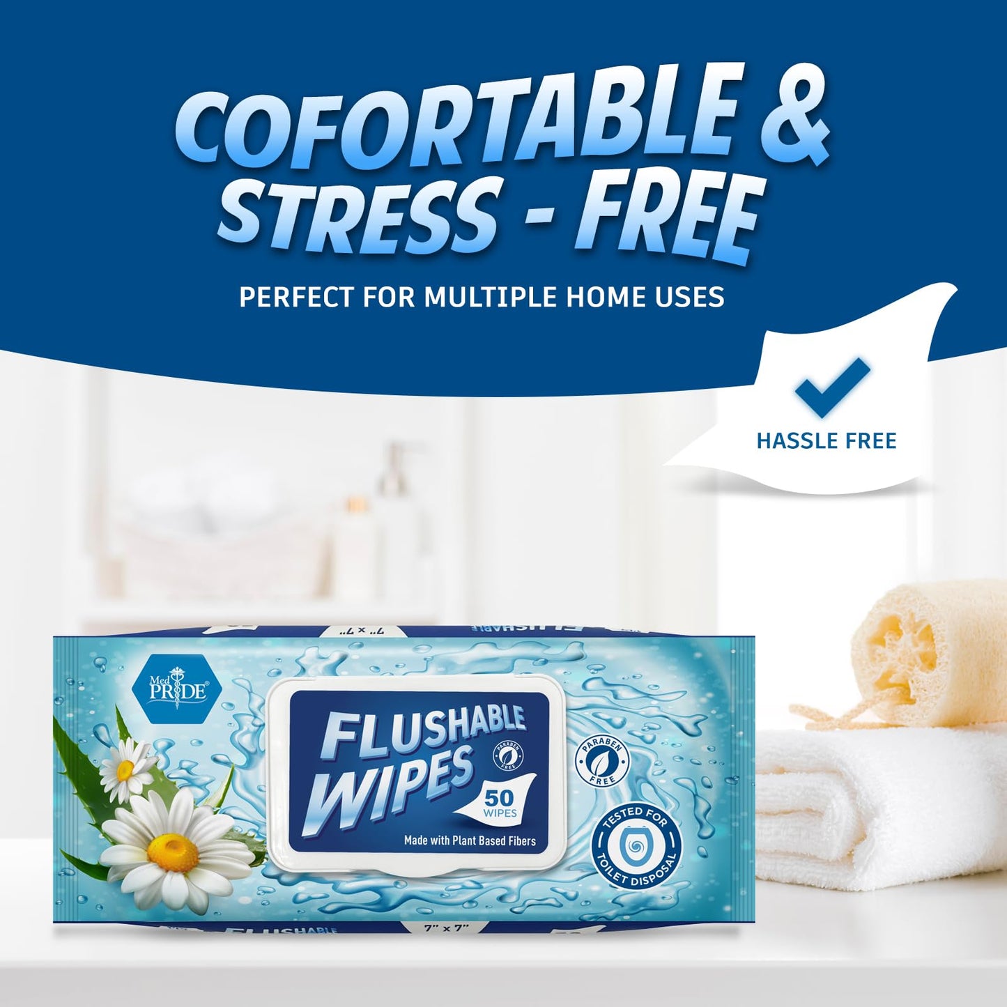 Flushable Wipes - Extra Soft