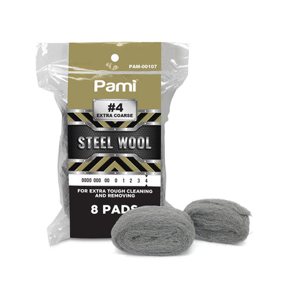 Steel Wool Scrubbing Pads Heavy Duty Cleaning Pads