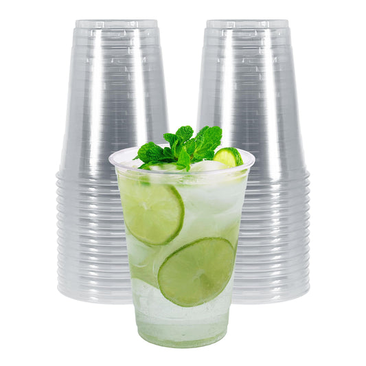 16 oz Disposable Plastic Party Cups –  Pack of 30