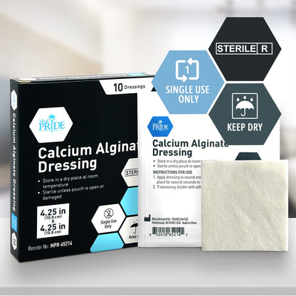 Sterile Calcium Alginate Wound Dressing Pads
