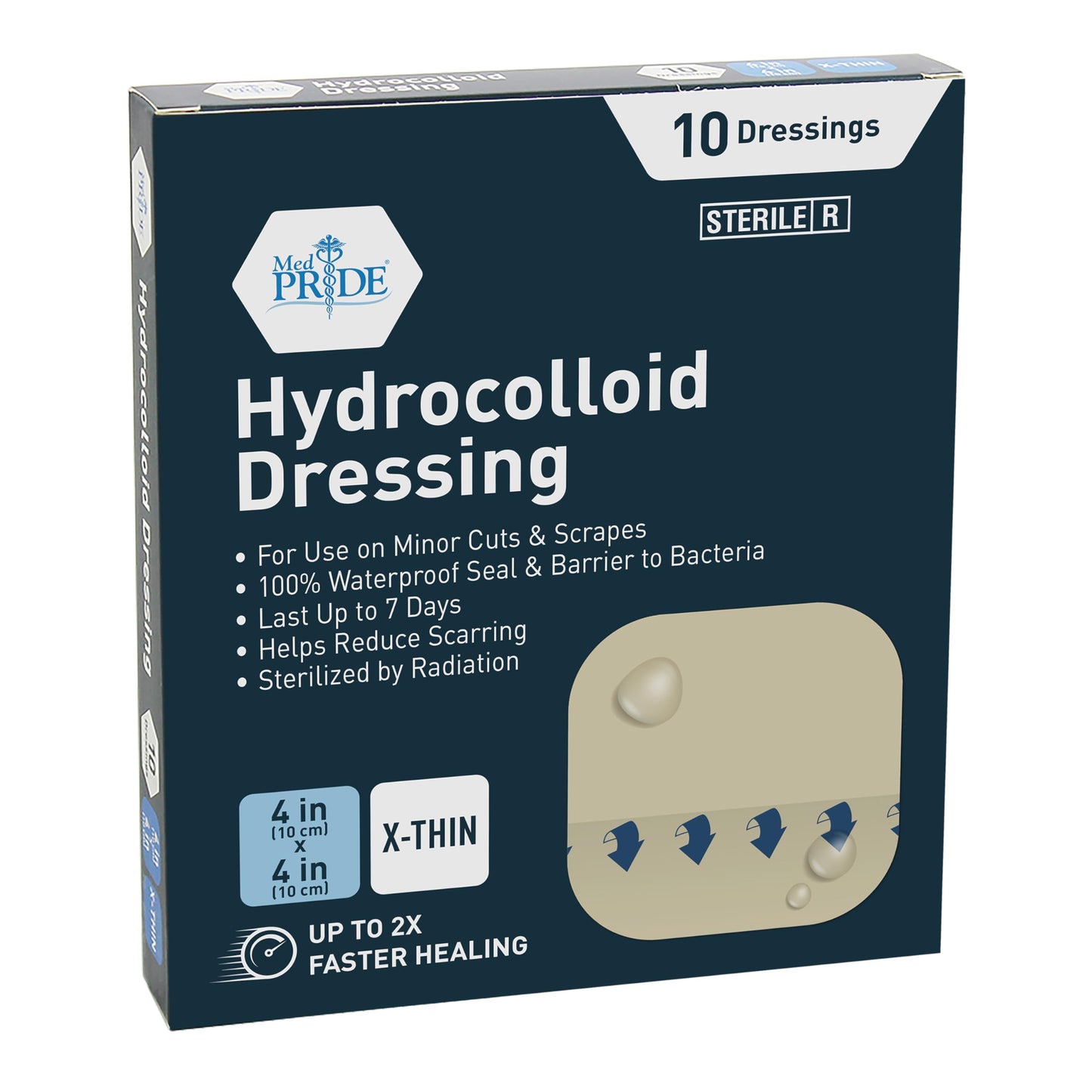 Sterile Hydrocolloid Adhesive Wound Dressing Pads