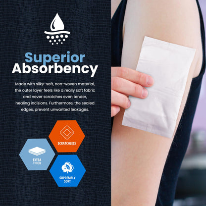 Sterile Combine ABD Pads – Individually Wrapped, Absorbent Dressing