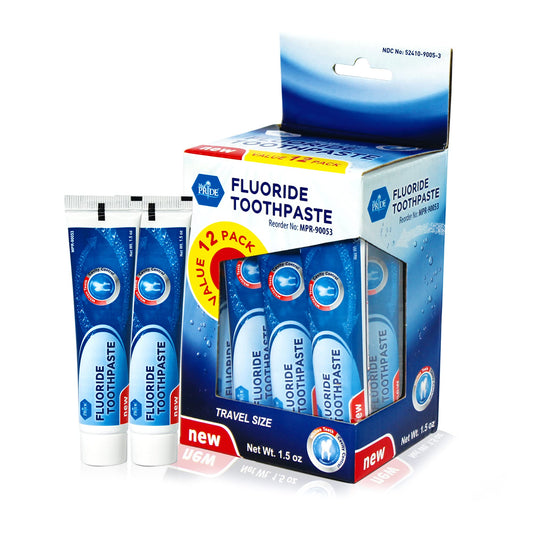 Fluoride Toothpaste - 1.5 oz Travel-Size Tubes