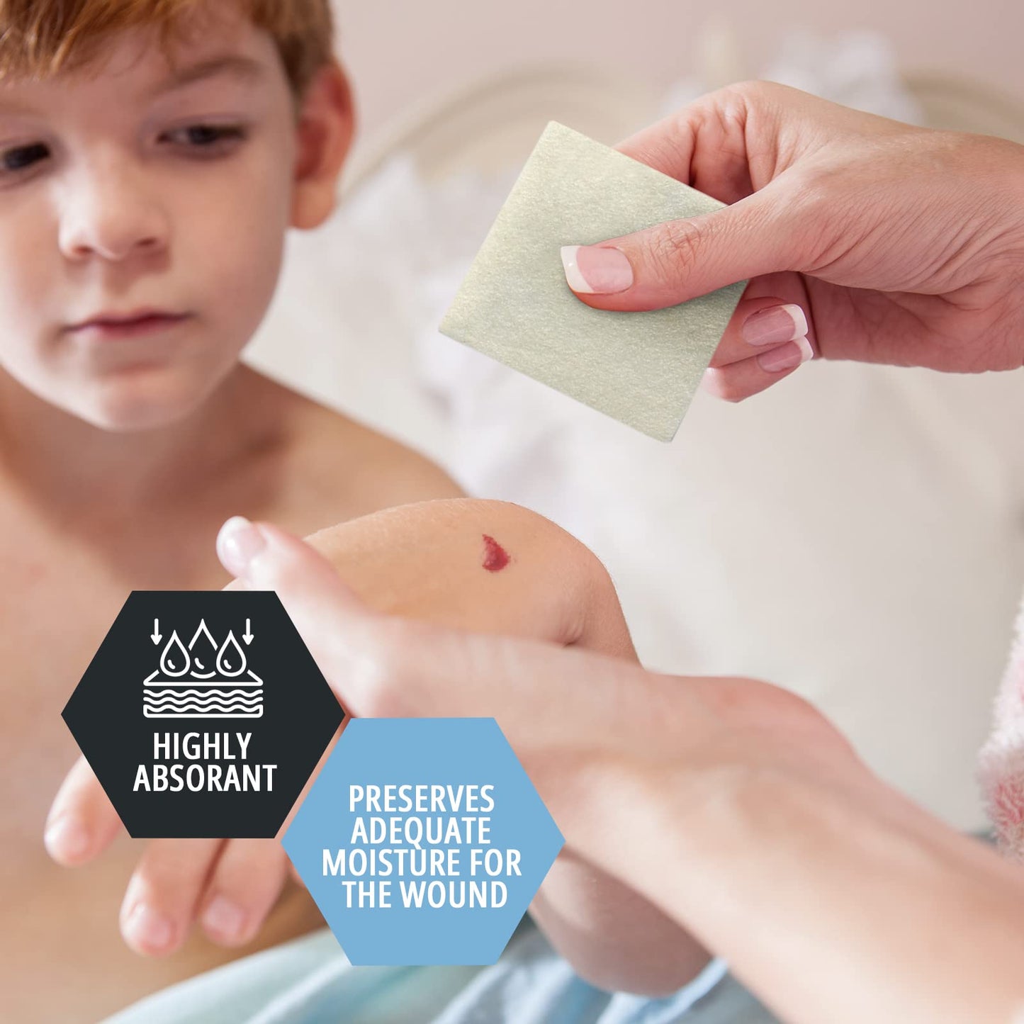 Sterile Calcium Alginate Wound Dressing Pads