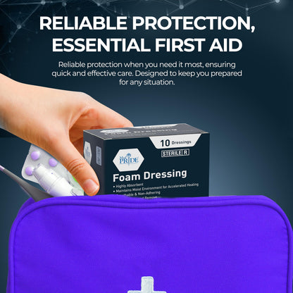 Sterile Self-Adhesive Absorbent Foam Wound Dressings