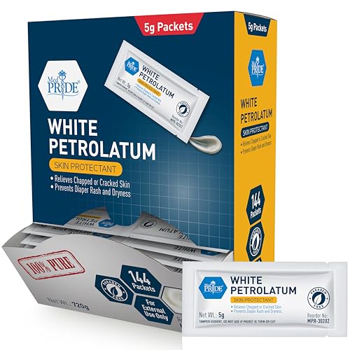 100% Pure White Petroleum Jelly 5g Packets – 144ct
