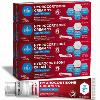 Hydrocortisone 1% Anti-Itch Cream – 1 oz Tubes