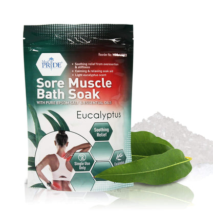 Epsom Salt Bath Soak – Pure Magnesium Sulfate, 19.2 oz