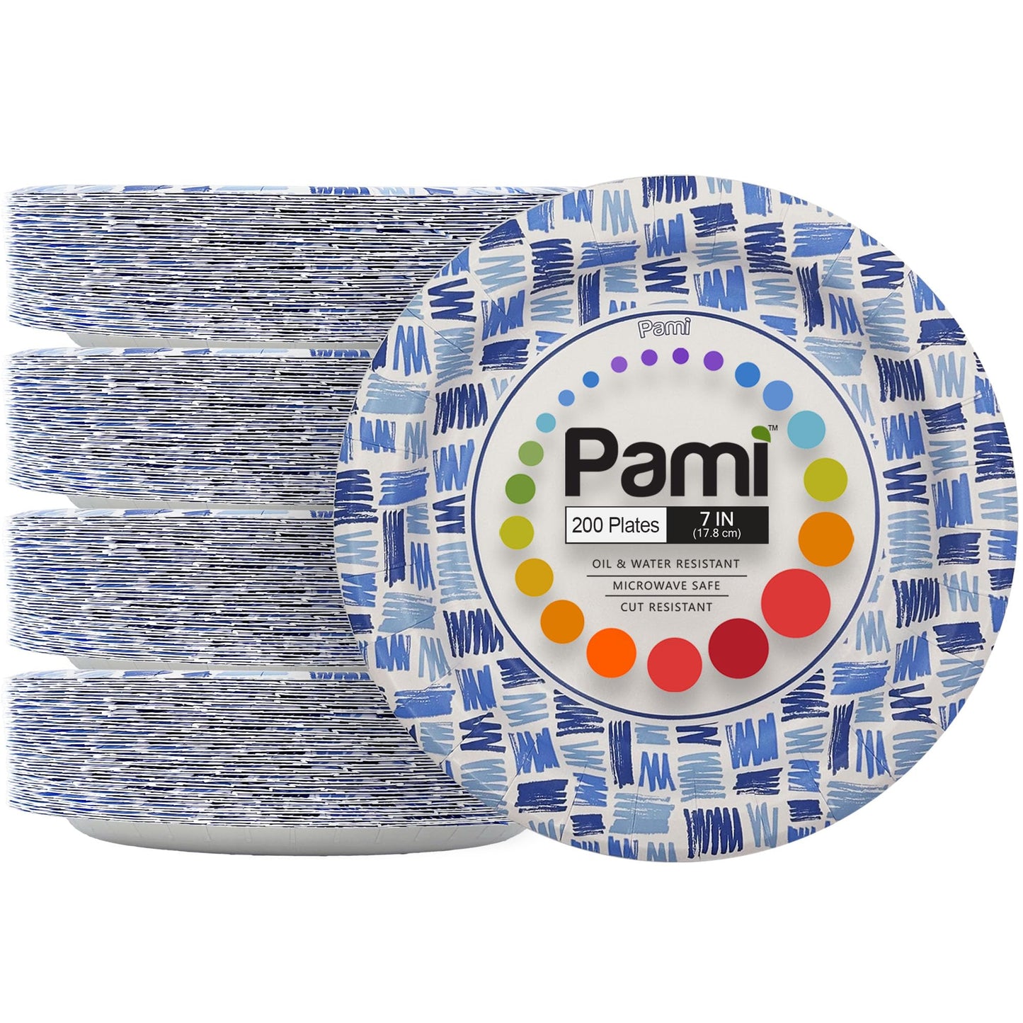Party Paper Plates & Bowls Disposable Blue – Disposable