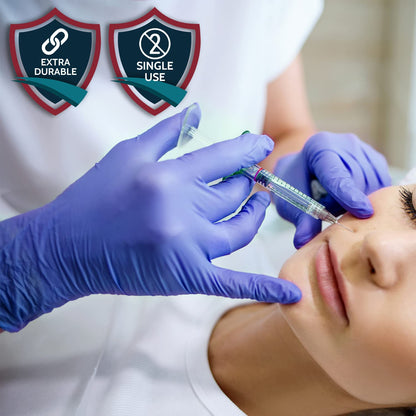 SHIELD LINE Blue Nitrile Medical Exam Gloves - Case of 1000ct