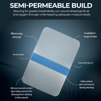 Transparent Film Wound Dressing – Sterile Adhesive Bandage