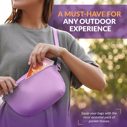 Premium Ultra Soft Travel Pocket Tissues - 3 Ply