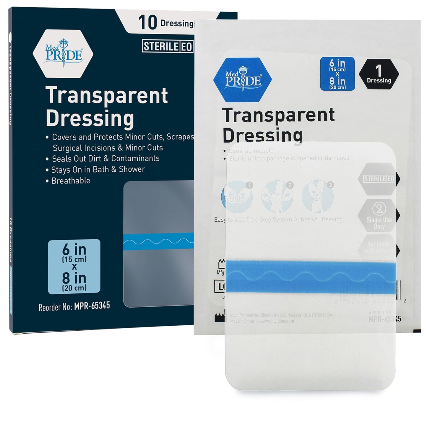 Transparent Film Wound Dressing – Sterile Adhesive Bandage