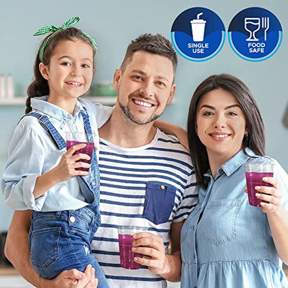 Disposable BPA Free Clear Plastic Cups